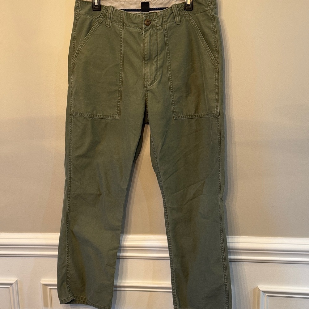 J. Crew Vintage Men's Olive Cargo Pants